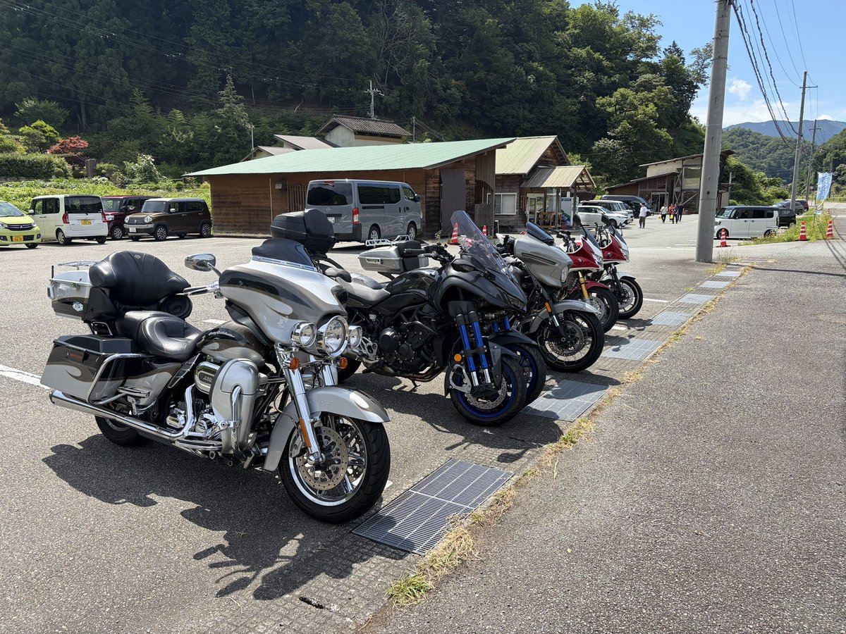 funkytequila's tweet photo. 今日の城崎温泉ツーリン���🏍️
空調服着てたのに暑いって、もうどうしようもない🤣
でも景色も最高、ご飯も最高、温泉も最高！
楽しい一日でした✨ https://t.co/zlKy0QH3AL
