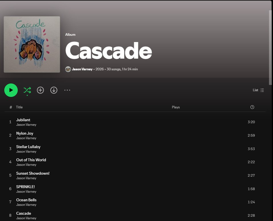 varney_music's tweet photo. New Release on Spotify and Youtube Music - Cascade
https://t.co/tGonOUHxpP https://t.co/SJmDlUgW7M