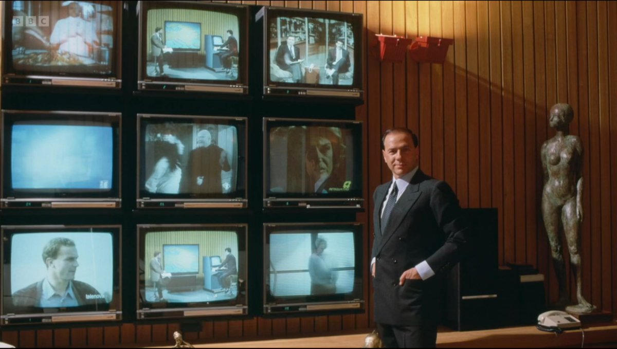 markgranza's tweet photo. The new BBC documentary on Berlusconi has some cool '80s aesthetics. https://t.co/uk93u5KYxd