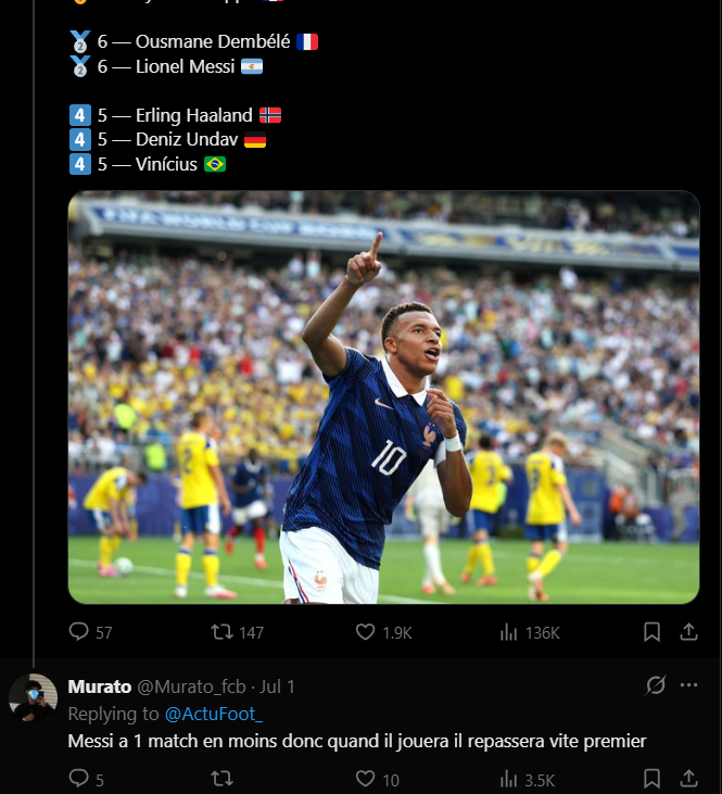 KC_Akamaa's tweet photo. @Murato_fcb @FrenchRapUS Mais c'est bien t'es fan de léo messi et t'es aveuglé par ça, ça sert à quoi de débattre même, c'est ton idole, et ça se voit dans tes tweets que tu te branles sur lui matin midi soir et tu le protèges H24. https://t.co/gdK9DULXyZ