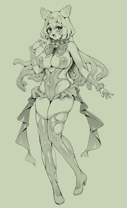 neko_mantis's tweet photo. 退魔巫女神奈ちゃん...!? https://t.co/jci5pgt8iI