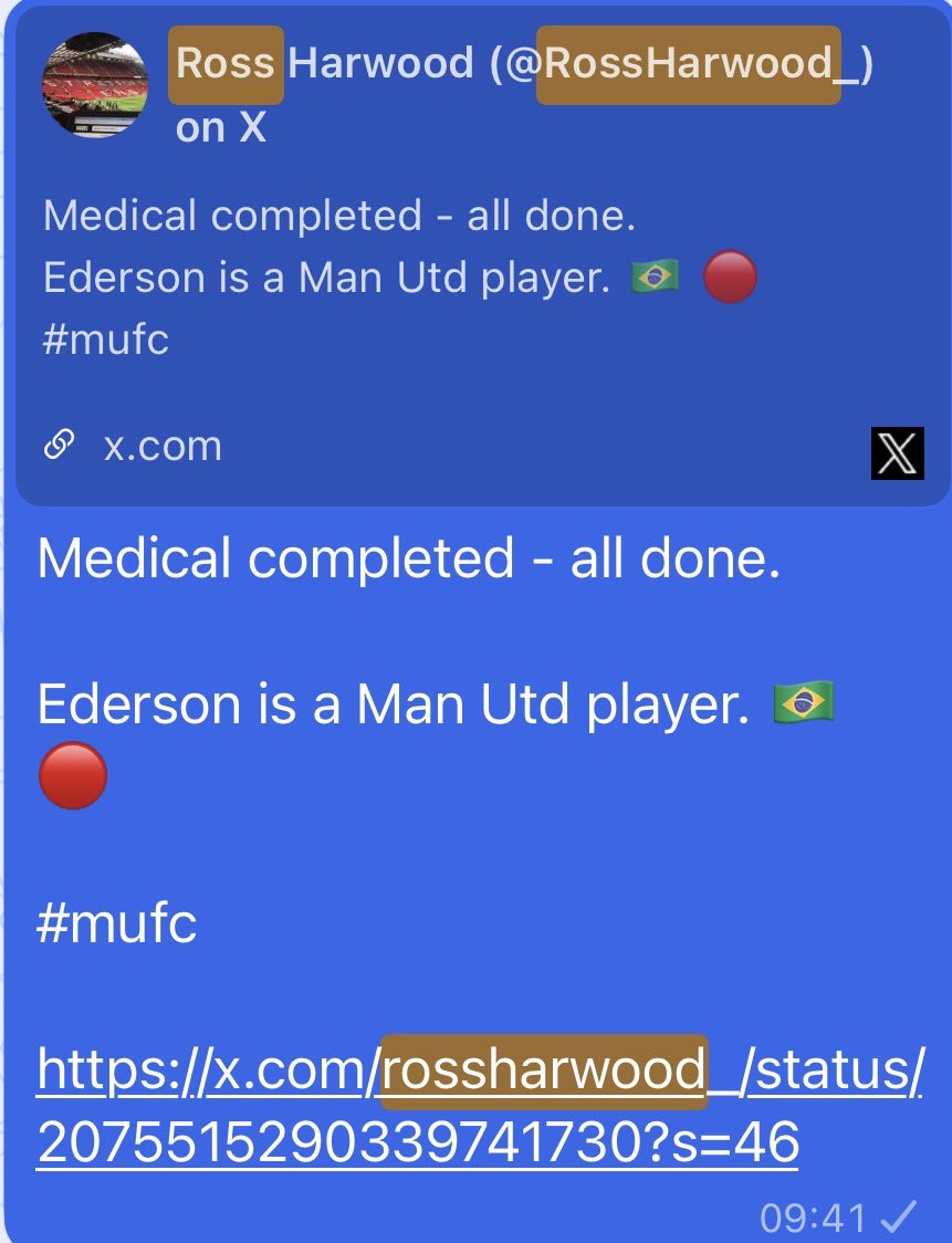 lawren199's tweet photo. @RossHarwood_ Like you lied to us about Ederson and deleted it? https://t.co/YUiyVDNX6l