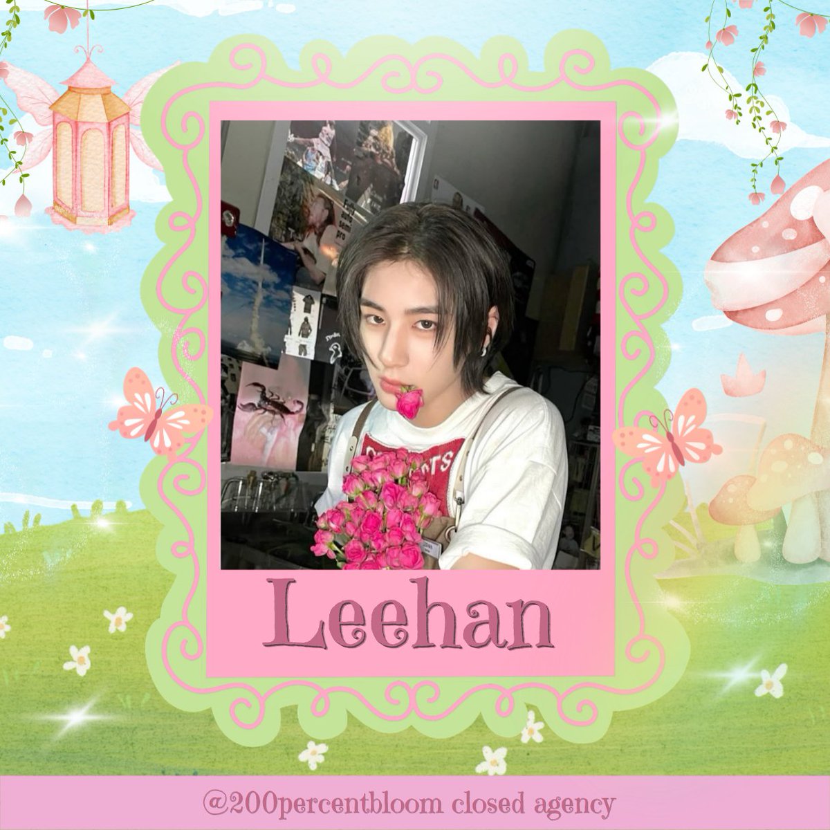 Blooumi's tweet photo. @200percentbloom 

Our journey through this magical garden has come to its final bloom. These six days have filled my heart with love, laughter, and beautiful memories. Now, I, Kim Leehan ready to blossom into something even brighter 💐💖 https://t.co/jK54g35KfY