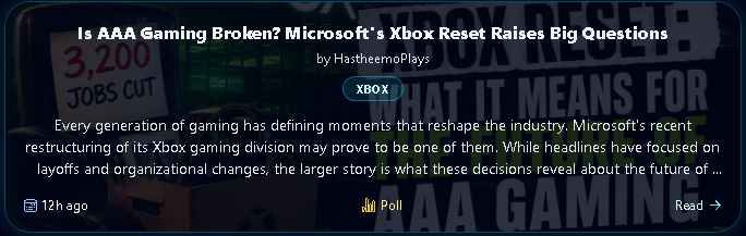 thehuntercabin's tweet photo. Will Xbox's new plan work out? 
#xbox #gaming_news 
https://t.co/r6fgQsOpDe https://t.co/e9HYAJQFVJ