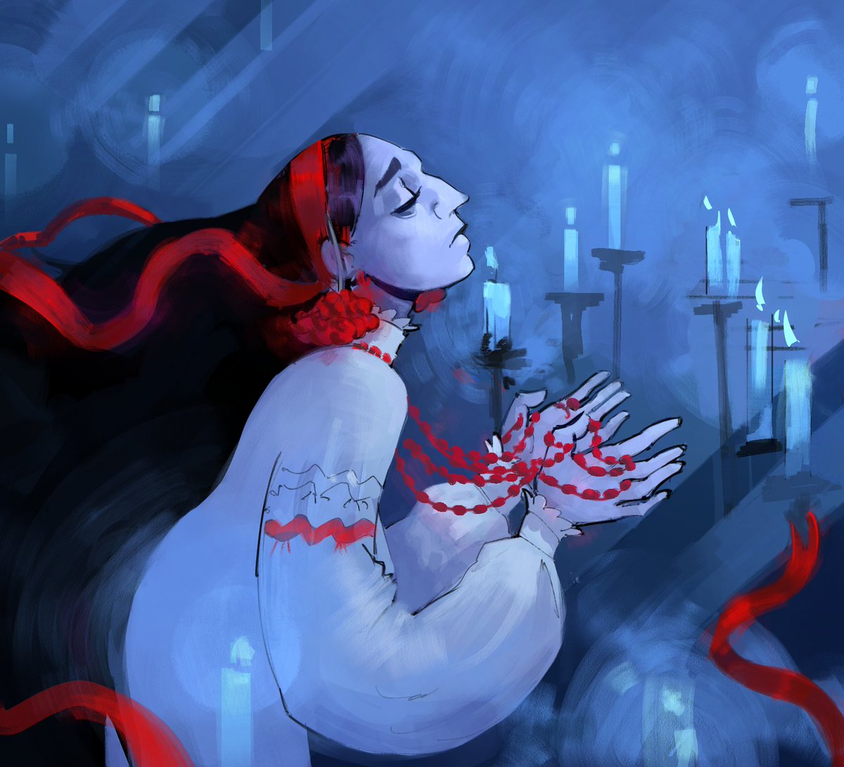 albertik_prbvr's tweet photo. I wanted to draw witch from Viy, but something is wrong and I didn't know what colors would work best
#drawing https://t.co/TR1uMwepOM