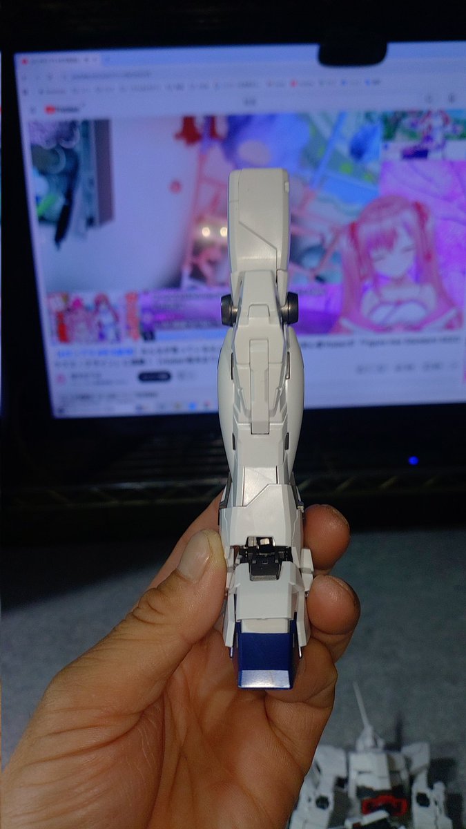 Turkey53's tweet photo. 左脚完成　#おりはとガンプラ　#機動戦士ガンダムUC　#MGユニコーンガンダム https://t.co/28VDMpIh6t