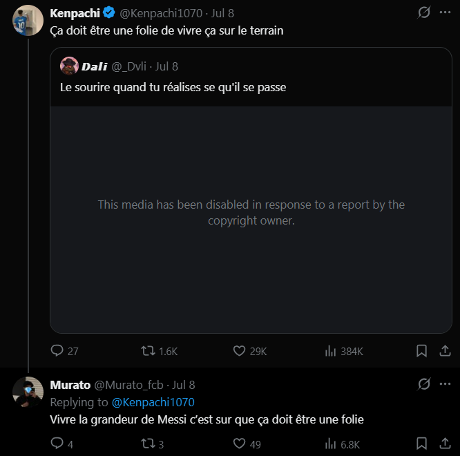 KC_Akamaa's tweet photo. @Murato_fcb @FrenchRapUS Mais c'est bien t'es fan de léo messi et t'es aveuglé par ça, ça sert à quoi de débattre même, c'est ton idole, et ça se voit dans tes tweets que tu te branles sur lui matin midi soir et tu le protèges H24. https://t.co/gdK9DULXyZ