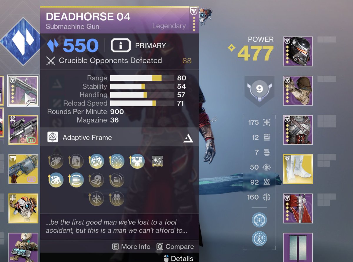 SikPupppy's tweet photo. Using a TL smg with a ~6.5% damage buff and up to 16% damage resist just for existing is a bit silly. Not sure if its worth farming those garbage europa lost sectors, but its def fun to use https://t.co/hKpDb00AGV