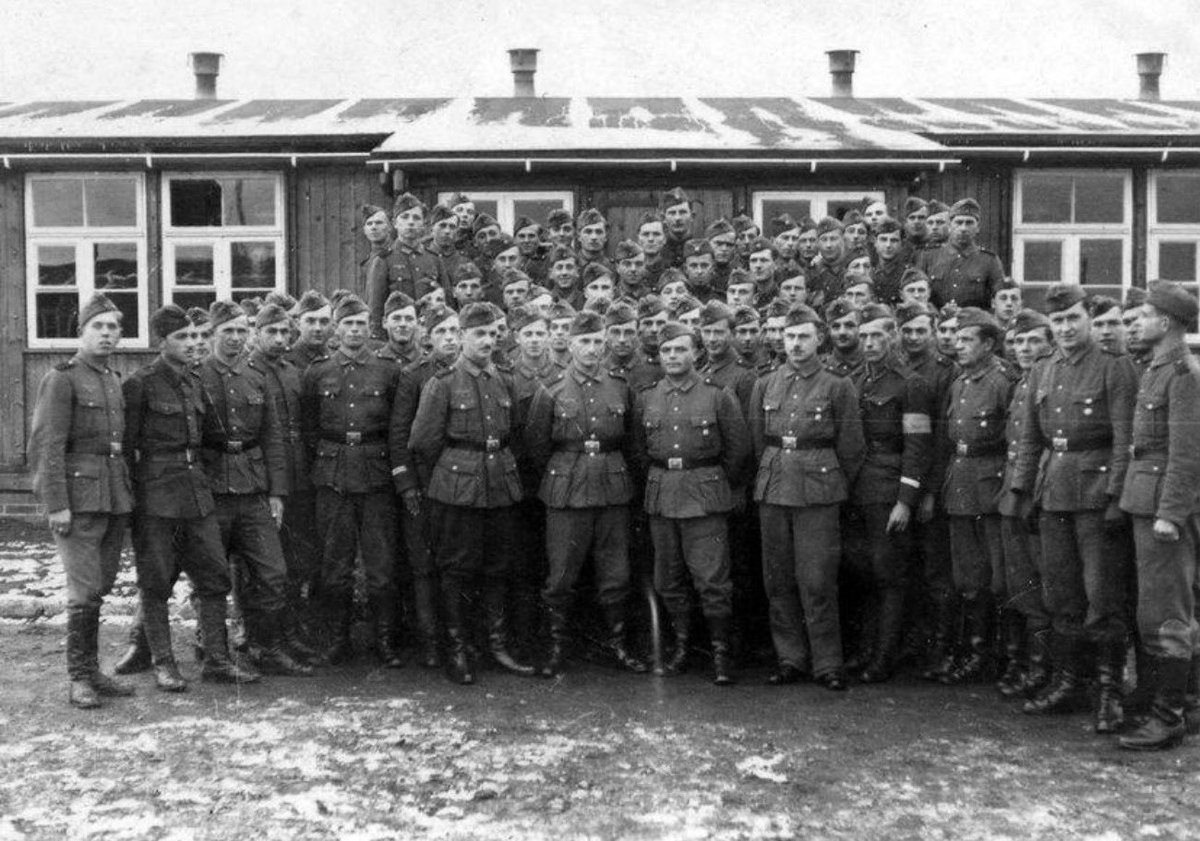 MaxFonfara81's tweet photo. @mychimz @strykoza_ua @Ostanniy_Cap Want to see what real collaboration looks like? This is 1941—OUN members serving alongside Nazi Germany in German-sponsored formations and uniforms after the invasion of the USSR. That’s collaboration. A pre-war diplomatic photo isn’t. https://t.co/wkdlJGE9kV