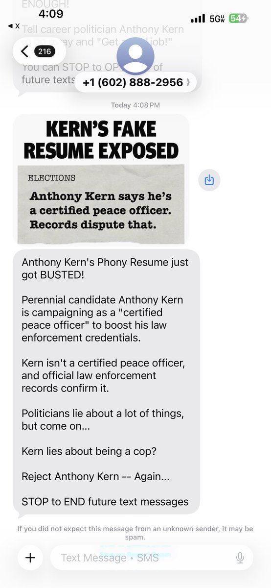 SenAnthonyK's tweet photo. Ruh-Roh

Looks like my opponent and rag @azcentral has some ‘splaining to do and get their attack ads straight.

Vote KERN for State Senate! https://t.co/JEJg0SgfGq