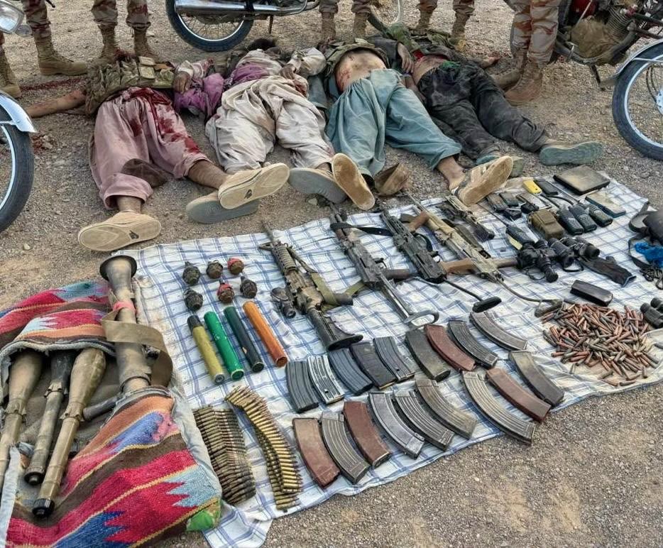 Frontier Corps Neutralizes 4 Terrorists in Pre-Dawn Op, Seizes Heavy Weapons Cache