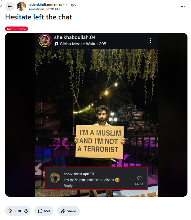 _britmonkey's tweet photo. Reddit's reputation for being left wing/woke is only true for non-Indian users. All of these posts were on the worldwide front page in the last month. https://t.co/aMDWObgsVU