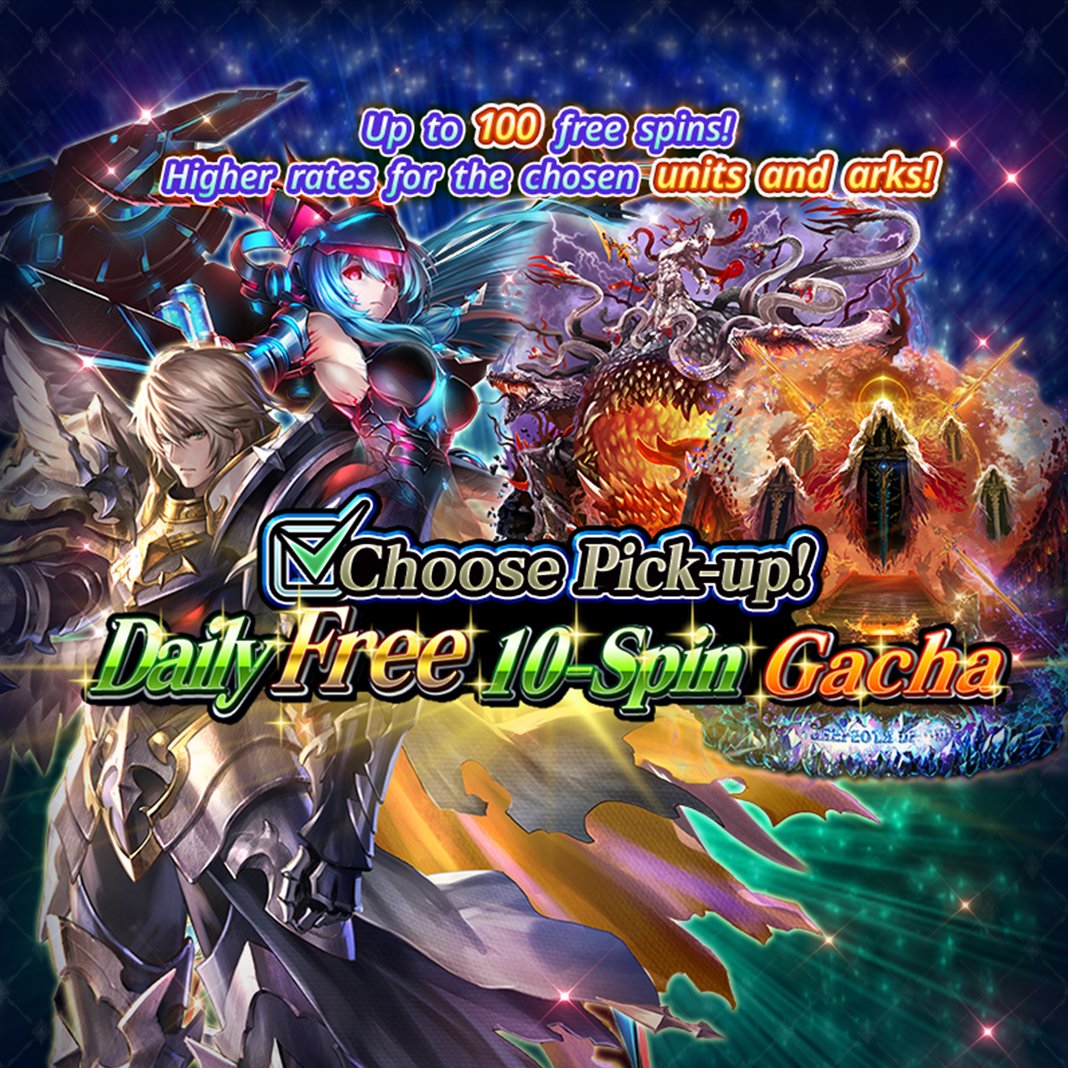 Get up to 100 FREE Gacha spins!🔥 The Choose Pick-up Daily Free 10
