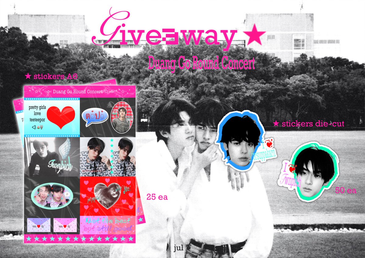 d6uqt's tweet photo. ❦ pls kindly rt
giveaway for 
( #DuangGoRoundConcert ) 💌🩶

stickers A6  — 25 ea ⋆.ೃ࿔*:･
stickers die-cut — 50 ea 
date : 16 August 2026
location : impact arena
time : tba

#เจอด้วงที่อิมแพคนะเธอ ⋆✴︎˚｡⋆ https://t.co/opaXHXCBD0