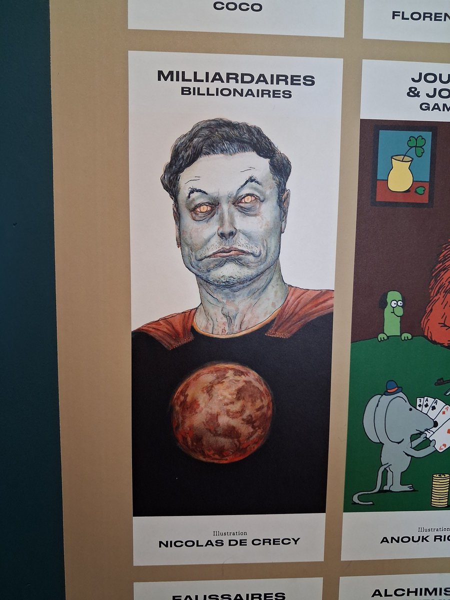 HomeWoking's tweet photo. Disappointed to see @elonmusk portrayed in such a grotesque and hostile way in an exhibition at @MonnaieDeParis. Contemporary art should challenge and provoke, but caricature can too easily replace thought. Whatever one thinks of him, this feels more reductive than insightful. https://t.co/V7NVoyApeI