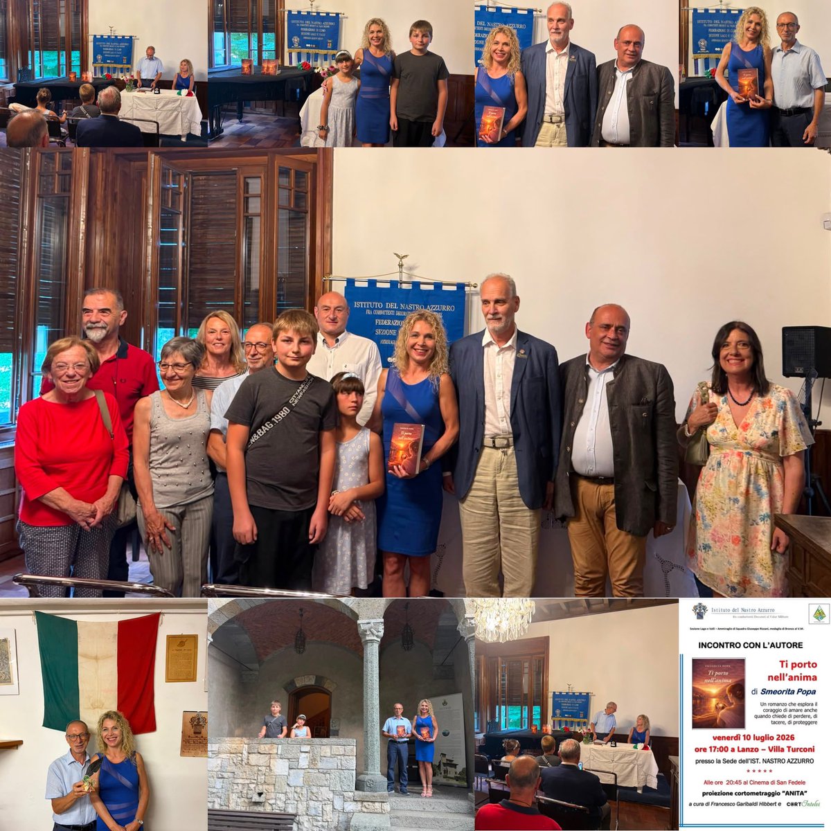 SmeoritaPopa's tweet photo. Un #libro può raccontare una storia. Ma, a volte, riesce anche a creare incontri che restano nell’anima❤️📖

#Grazie a #LanzoDIntelvi, all’#IstitutoNastroAzzurro e a tutti coloro che hanno reso questa giornata indimenticabile🤩🙏

#TiPortoNellAnima #SmeoritaPopa #romanzo #como https://t.co/CaFL3RALMO