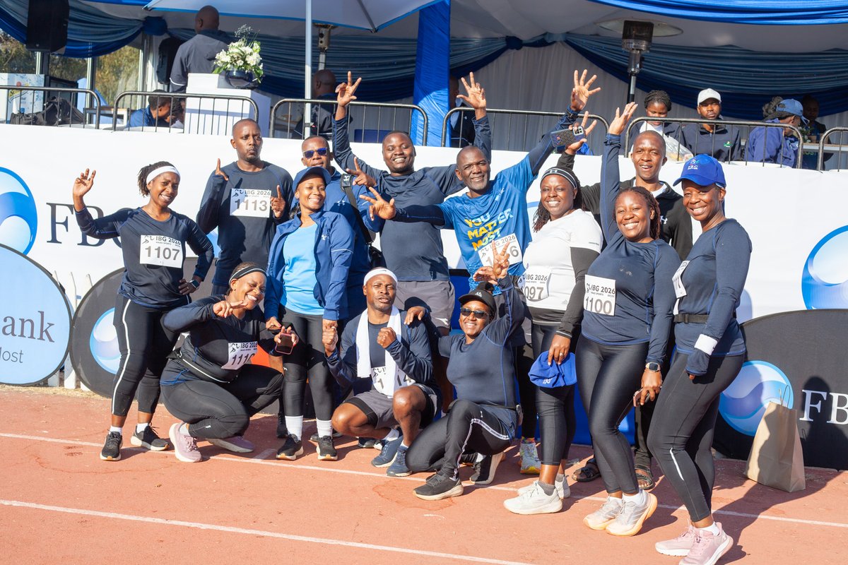 FBCHoldings's tweet photo. Promoting Employee Wellness

We are committed to promoting employee wellness, encouraging healthy lifestyles, fostering social interaction and strengthening teamwork across the Group.

Our Athletics Team proudly represented us at the #InterbankGames2026. https://t.co/tdE4JCF7cz