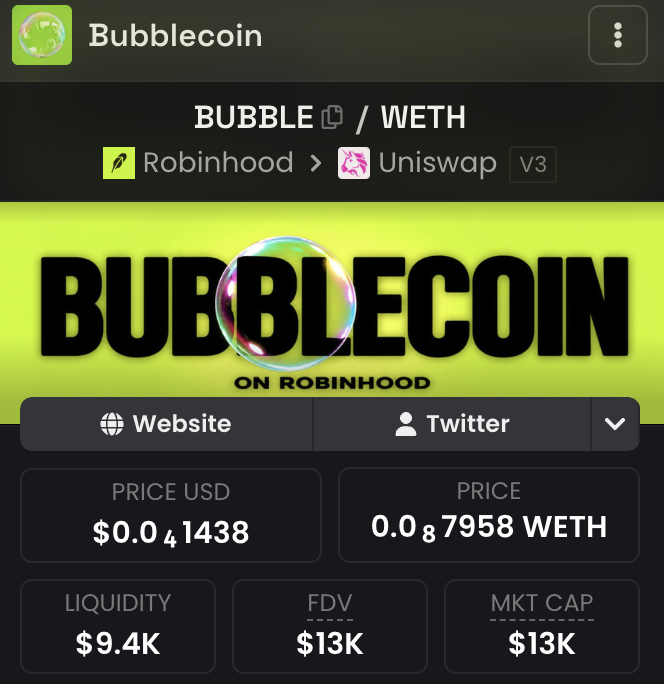Bubblecoin_RH's tweet photo. @fibonacki The fartcoin of the finance chain.

Together with retail, we will break all records.

There is no ceiling

0x3ecc3a209a59262a55c683282b06ea1b6c5ff01d https://t.co/bkffejBPzL