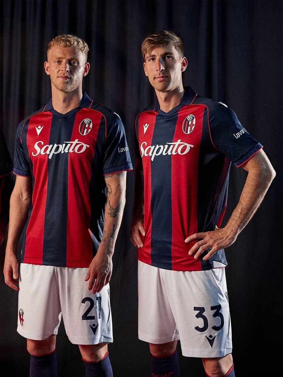 classicshirts's tweet photo. 🆕 RECENTLY ADDED | Bologna 2026 Home 🇮🇹  

A look inspired by the style worn by the club 100 years ago to celebrate the centenary of the Stadio Renato Dall'Ara. 

🌎 Worldwide Shipping

🛒 Shop Here - https://t.co/57b9LpVS7X https://t.co/JMl8d372aL