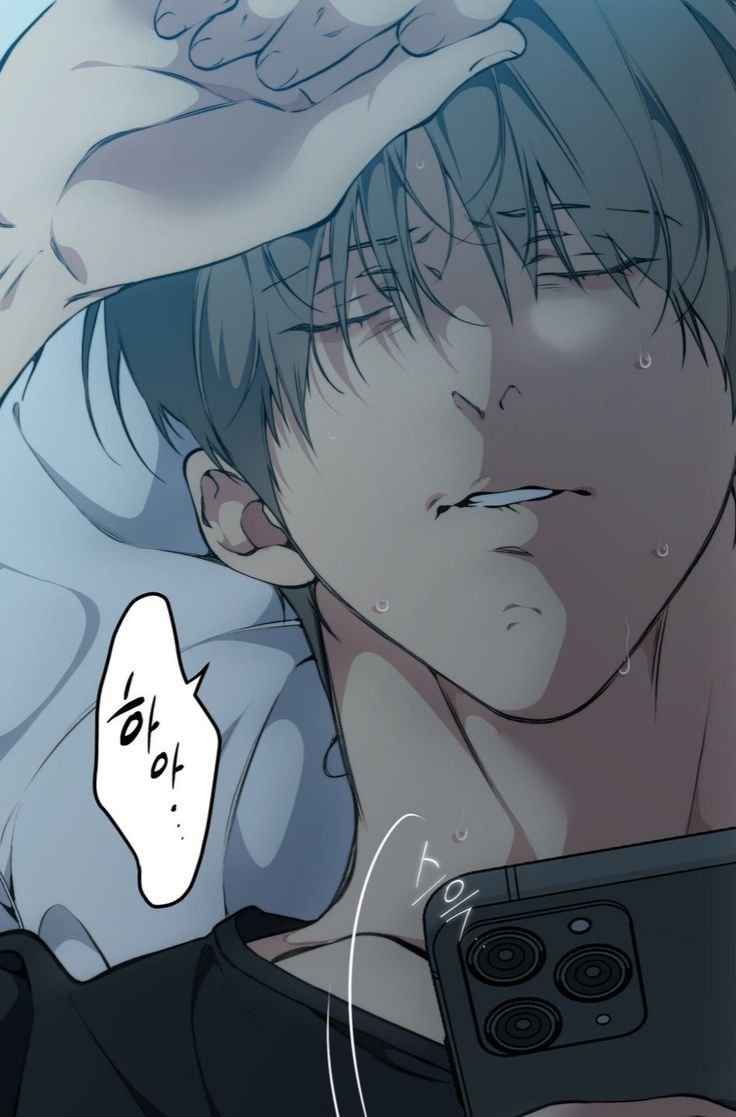 saintinthevoid's tweet photo. pretending to be sick to get his boyfriend's attention https://t.co/i3kACKINbv