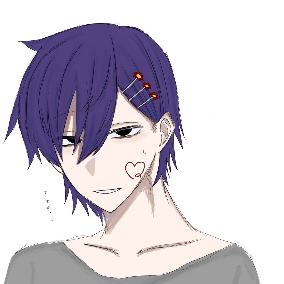 uno3_0127's tweet photo. あうちに描いたうきょさん https://t.co/WBMKOIhDWf