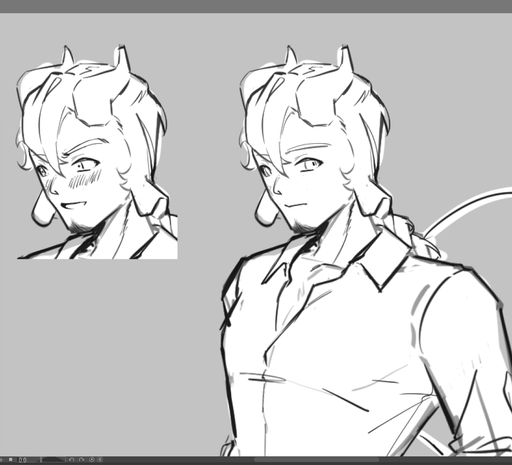 yaoifiedevil's tweet photo. the way i forgot abt it for four months but im back with a sprite sketch (yay!) https://t.co/aoXpm2hrFb