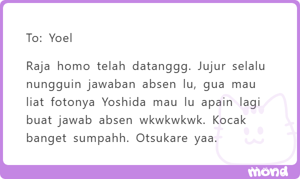 LeGerantMarius's tweet photo. untuk EDDIE apa traumanya

lalu YOEL dengan segala absennya

lalu DAMIAN yang asbun terus

lalu ada untuk LISHAN dan GABRIEL lalu untuk penulisnya juga! https://t.co/L31AWI3ALx