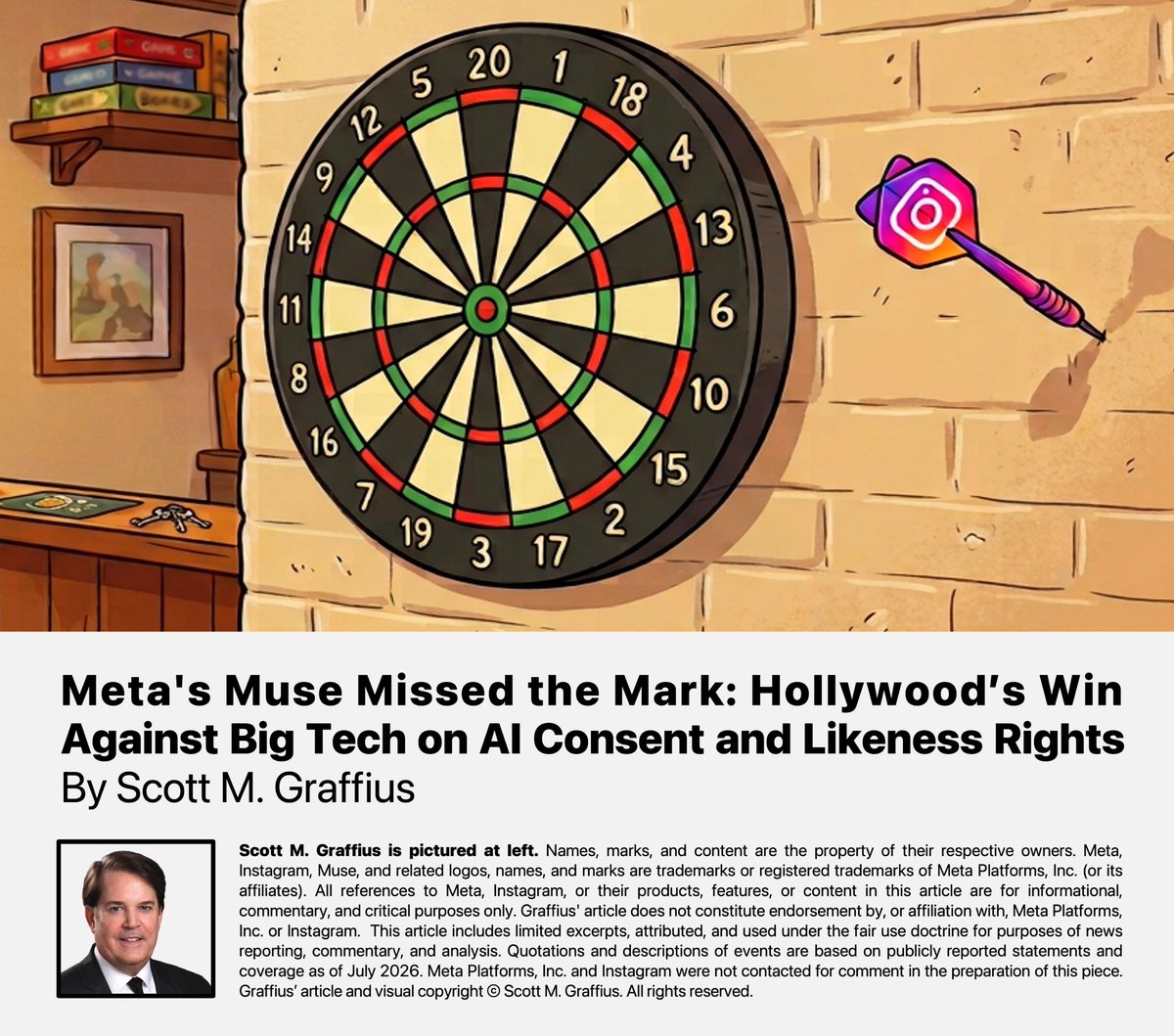 EA_x_AI's tweet photo. Meta's Muse Missed the Mark: Hollywood’s Win Against Big Tech on AI Consent and Likeness Rights
🔎 Explore the full story by Scott M. Graffius: https://t.co/YNpW8tv8yT
#AI #IA #GenerativeAI #AIEthics #Meta #MetaMuse #MuseImage #Instagram #SAGAFTRA #CAA #Consent #LikenessRights https://t.co/hlPPLuR7VZ