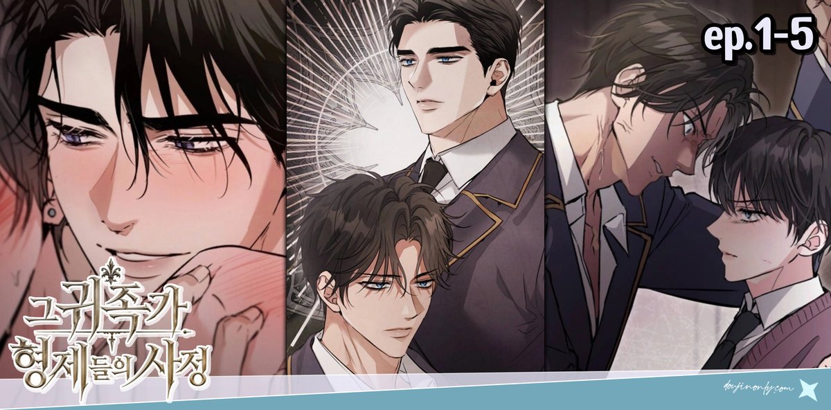 doujinonly_'s tweet photo. 🌈The Noble Brothers’ Secrets ความลับของพี่น้องตระกูลขุนนาง ตอนที่ 1-5
เชิญเสพความวาย🐙 https://t.co/nNr1gVdMei

#TheNobleBrothersSecrets #ความลับของพี่น้องตระกูลขุนนาง #BL #Omegaverse #มังฮวาวาย #วายเกาหลี https://t.co/xZP6gnj0xr
