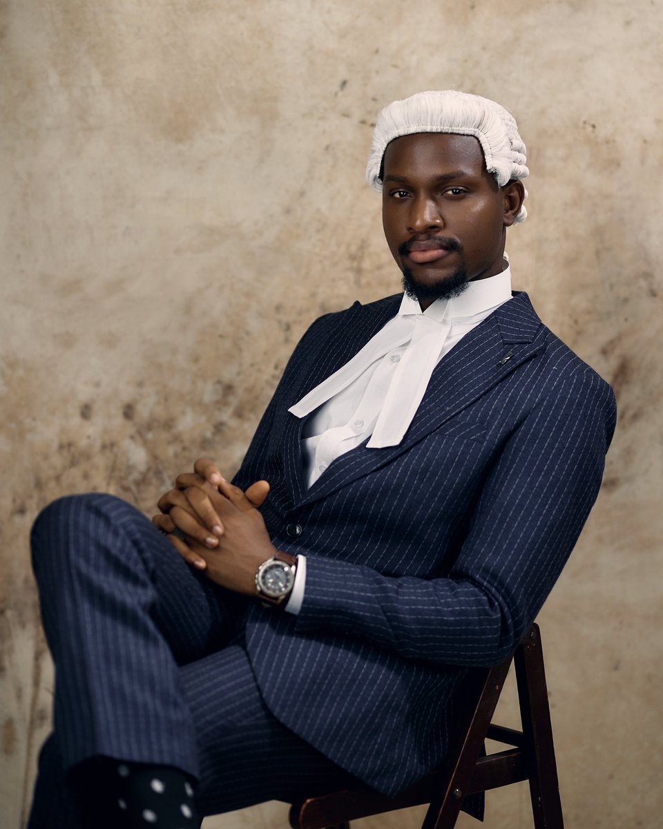 giftii__s's tweet photo. God made us Kings.

G. S. Essien, Esq.
Barrister &amp; Solicitor of the Supreme Court of the Federal Republic of Nigeria. https://t.co/QNSQXjP3B4