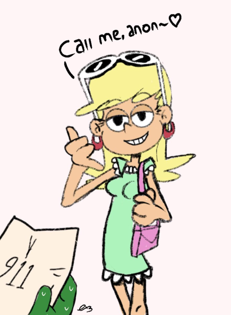 Ex3Corez's tweet photo. Doodle: call me maybe 
#leniloud #theloudhouse #nickelodeon https://t.co/tnazBLJRRC