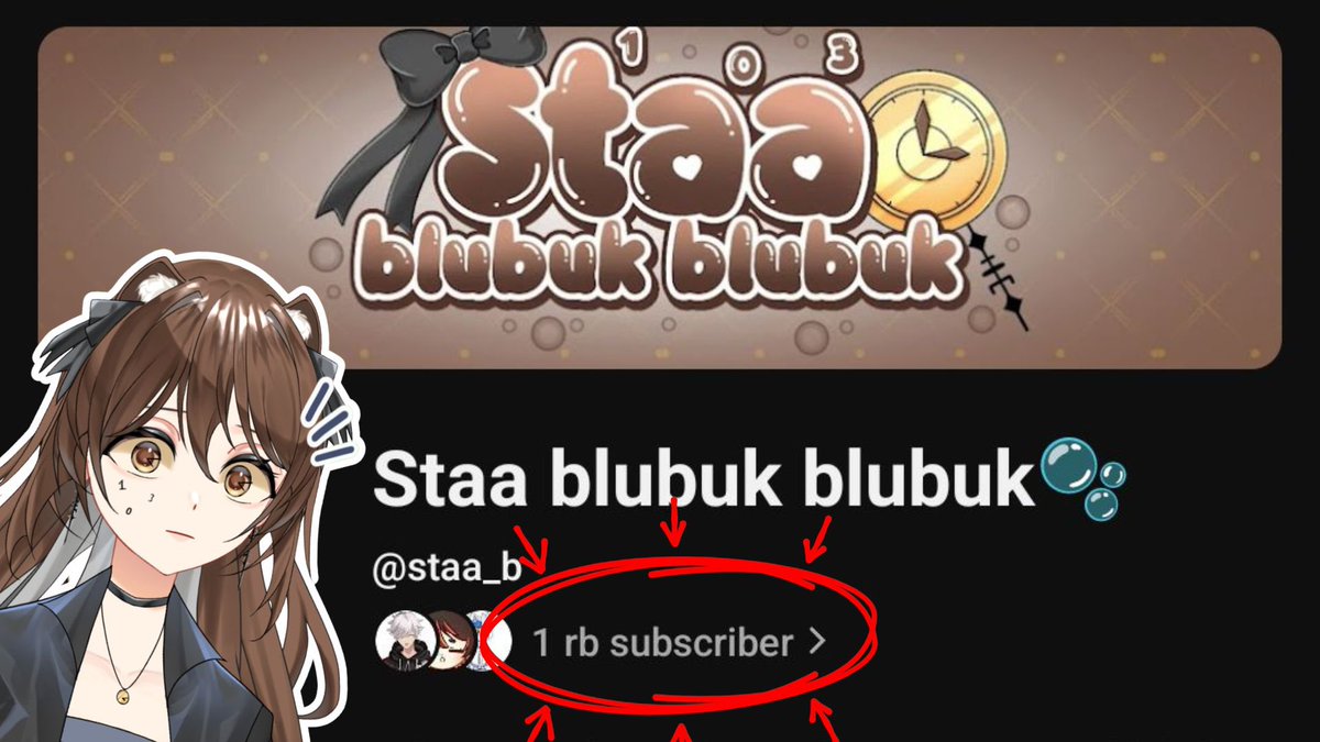 staablubuk's tweet photo. BUBBLES!! THANK U SOOO MUCH FOR 1K SUBS!! 

ini teh for real staa blubuk blubuk 1K subs?!? 😭

Timaacii banyak buat semua yang udah meluangkan waktu buat mampir ke stream, ngobrol di chat, bikin fanart, dan terus support Staa sampai hari ini..
-cont- https://t.co/aAoLXgxF3N