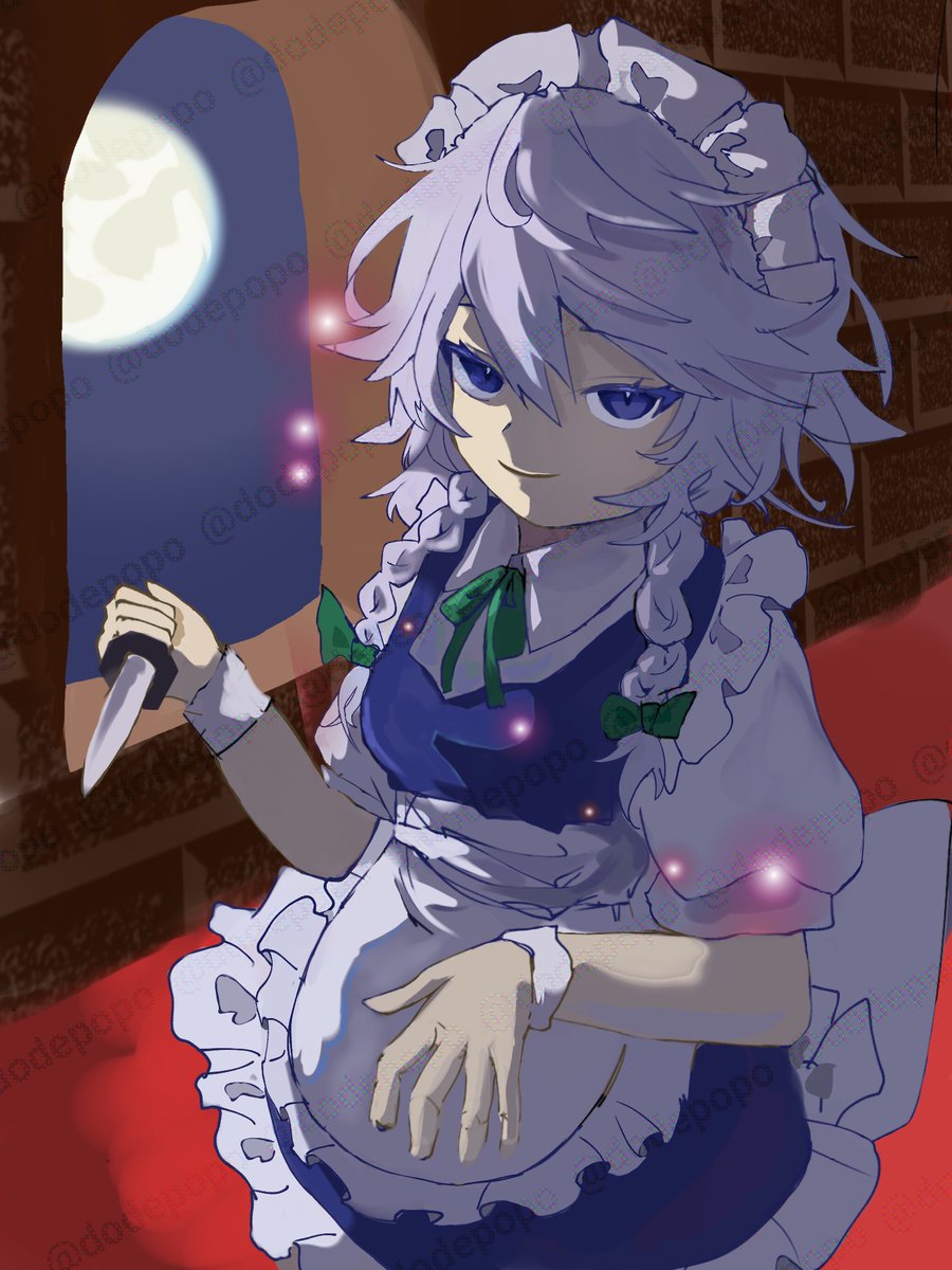 dodepopo's tweet photo. #東方project
#7月12日は咲夜の日 https://t.co/5LSk0qVkRf