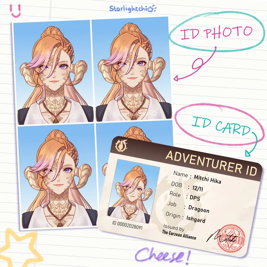 Starlightchi's tweet photo. [💖 &amp; 🔁 are appreciated!]  

Hello, I'm opening Ko-Fi comm for August! ☀️  

Available options : 
- Job Portrait YCHs 🛡️⚔️🩹 (Last run!) 
- ID Photo &amp; Card 🧍 
- Shikishi commission ✒️ 
- Portrait Paiting 🖼️

🔗 below, thank you for your time! 😊 https://t.co/gUqUQvo3cn