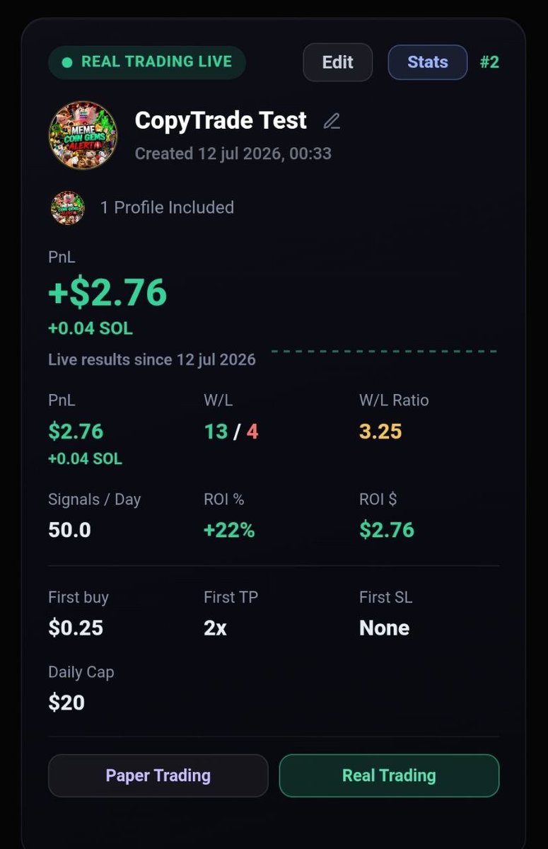 Sir_Jcrypto's tweet photo. While most people are busy chasing the next hype, others are quietly building the tools to stay ahead of it.

Opes is a perfect example. From the outside, it looked like not much was happening, but behind the scenes the team has been building non-stop.

This week, the closed beta for the automated trading platform went live, and new filters are still being added as we speak.

The first results are looking very promising, as you can see below. Definitely a project worth keeping on your radar. 

@OpesSignals @RoaiScalper 
By signing up through the link below, you'll get early access to try the platform temporary for free once it officially goes live. 
https://t.co/D0qcWj5SOD