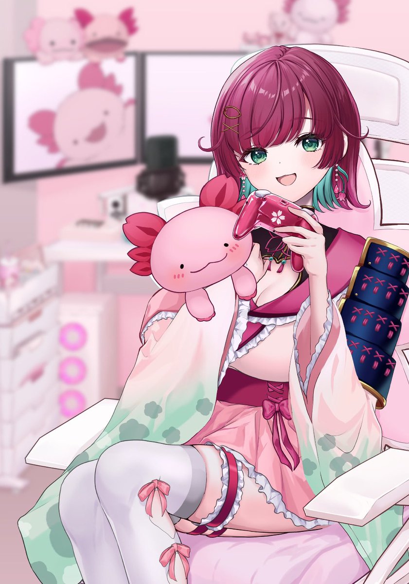 ___myu0411's tweet photo. ⋱🌸アイドル戦国時代から来ました.ᐟ🌷⋰

りあぷろ(@RealizePro_app)所属
正統派アイドルVtuber
はなみや みゅう ですෆ´-

✿ 歌配信/ゲーム配信中心
✿ Live2dは完全セルフ受肉.ᐟ

▷ https://t.co/xJV6KO1QUy

FN￤お花見屋さん🌸

総合￤#μyustream 
FA   ￤#μyuseum
予定￤#μyuschedule
ご飯￤#おはなみの酒場
規約￤https://t.co/Jq8B4hCfCs