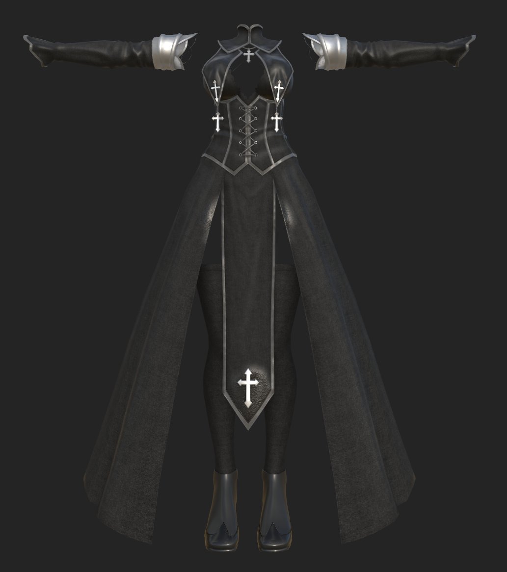 Grae__E's tweet photo. Paladin 또는 수녀복 제작했습니다.
부스에서 무료 배포중이에요.
필요하신분은  다운받아서 쓰세요! (liltoon shader 적용)

https://t.co/joipBrwXr7 https://t.co/FRy3SGuNOr