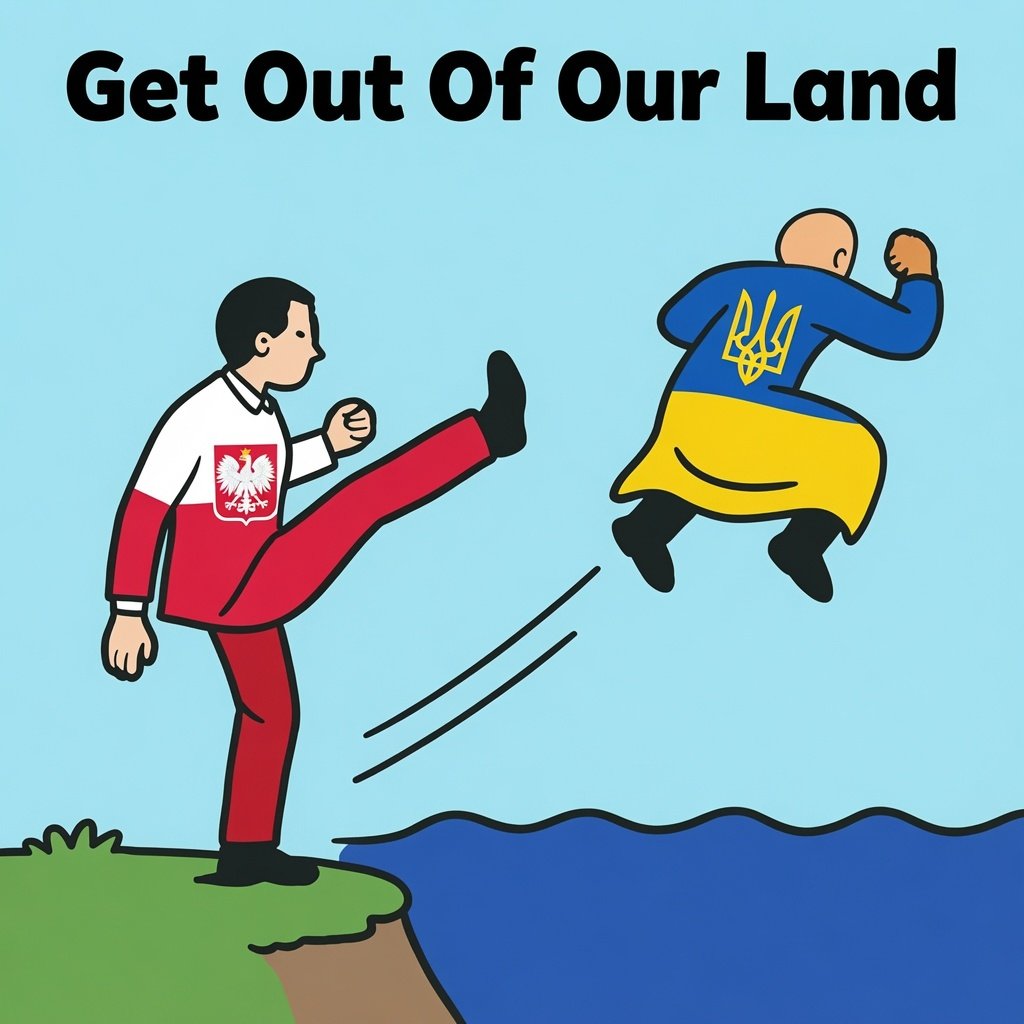 dhulqarnayn786's tweet photo. Poland is not Ukraine

Get out of our land! https://t.co/LiXUU1nEf5