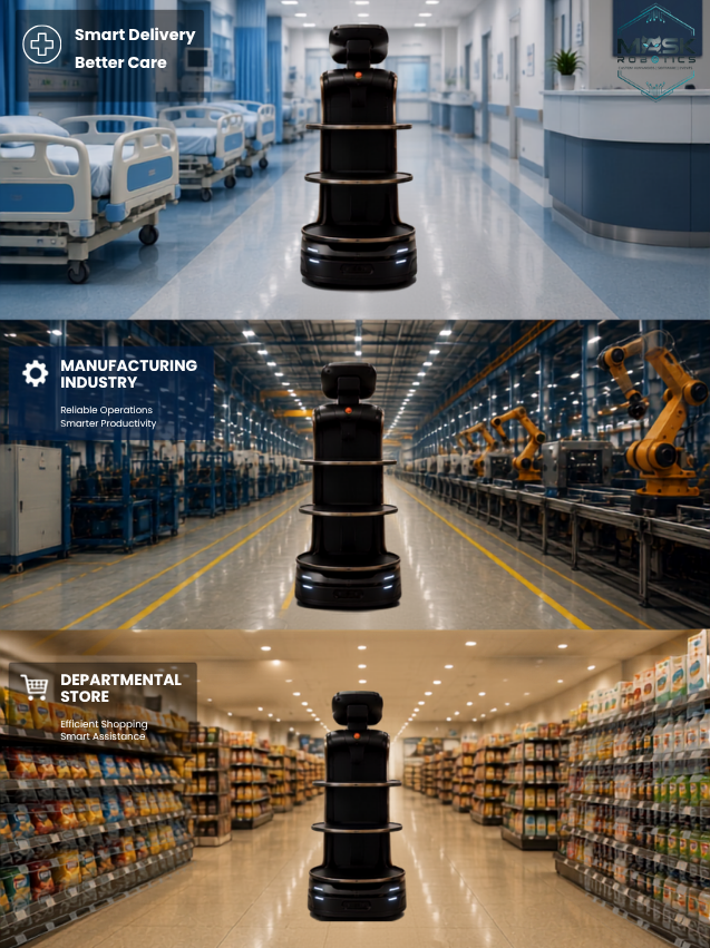 mask_robotics's tweet photo. The future doesn't wait. Neither do we.
Introducing AURORA ,the next-gen autonomous service robot by Mask RoboticsHospitals | Manufacturing | Retail
Precision. Safety. Intelligence.
This is the beginning of a smarter workforce.
#AuroraRobot #AMR #AGV #AutonomousRobot #Industrials https://t.co/qP5ZH2x4bn