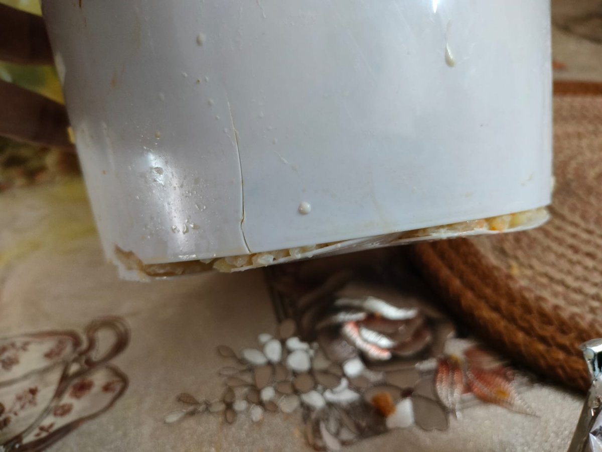 lijoagain's tweet photo. @Swiggy Ordered our regular Biriyani from Savoury Restaurant today. Delivery guy handed over a soaked carry bag with the box completely broken on top &amp; bottom - biriyani spilled everywhere. Poor handling!
#Swiggy #BiriyaniFail https://t.co/J0ExxFyAmp