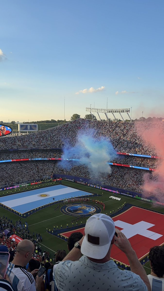 inuhoonn's tweet photo. Argentina vs Switzerland was so much fun, my first World Cup experience and overall match experience :,) I teared up at the initial whistle https://t.co/bMtGRjkVYA