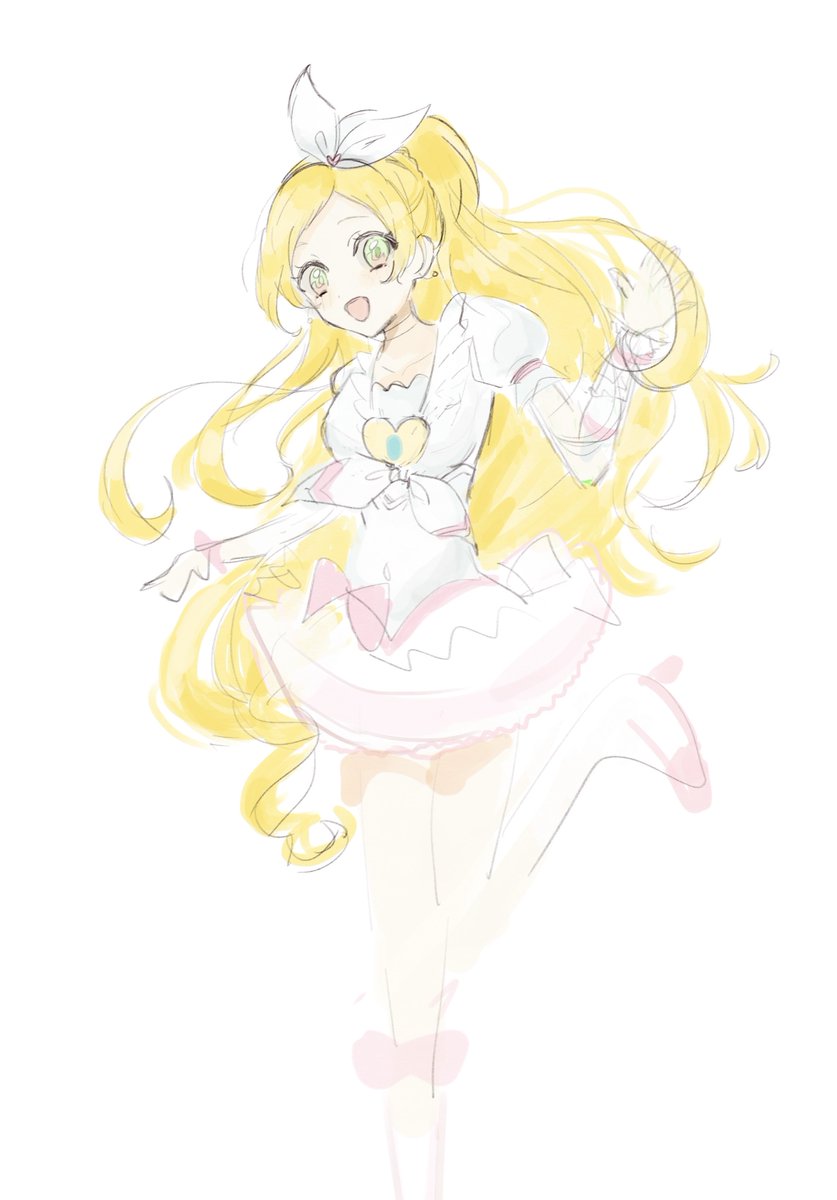 anji_rinu's tweet photo. ラフできてきた〜！メロディ隣に描きたいけどふわふわ髪消したくない>”< https://t.co/TqKctbeTuT