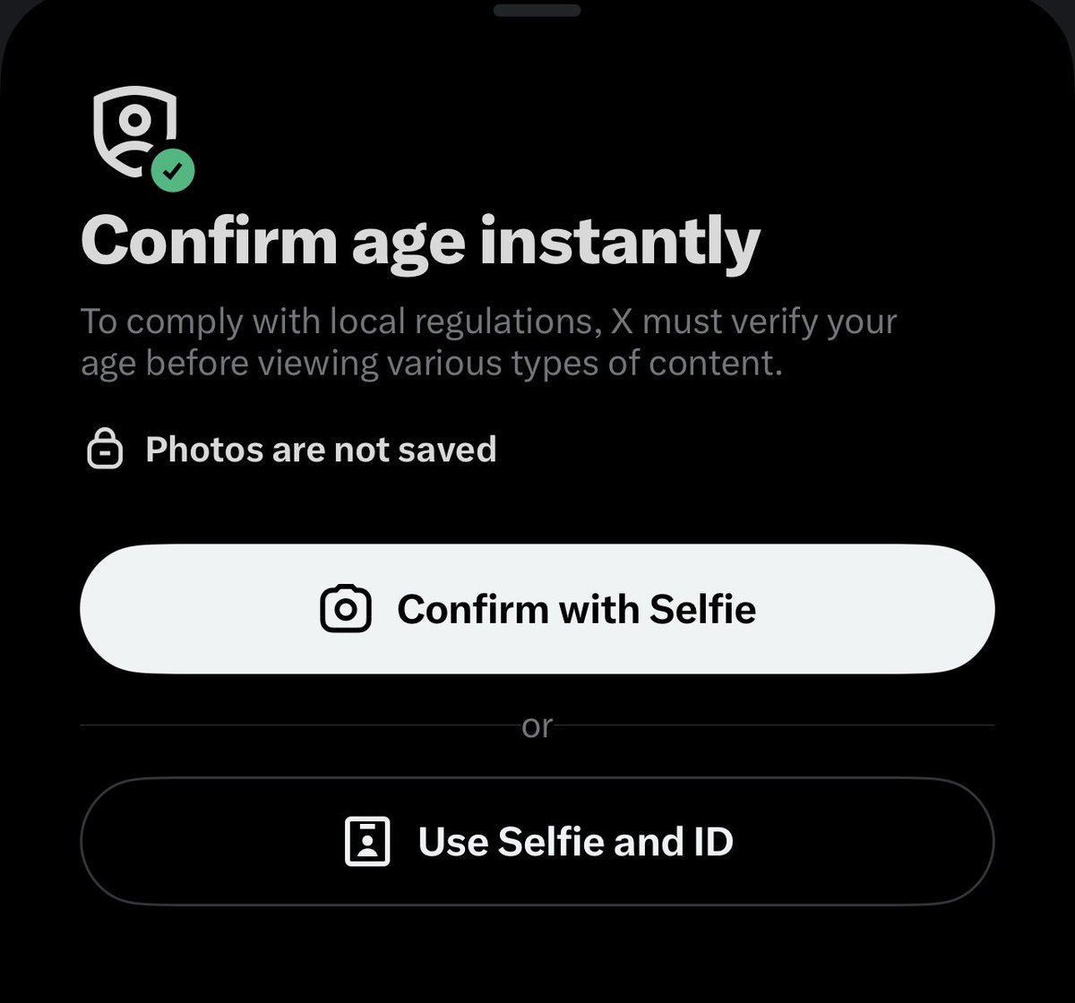 FierceBrazilian's tweet photo. //. Until the “You have already verified restart the app”

Bug has been fixed, I won’t be here much. Users in UK, Europe and Australia will know about this 

I’ve verified my age but I can’t see any content and it’s basically just a endless loop

Please fix soon 🙏

@Support https://t.co/78l2jd8nIB