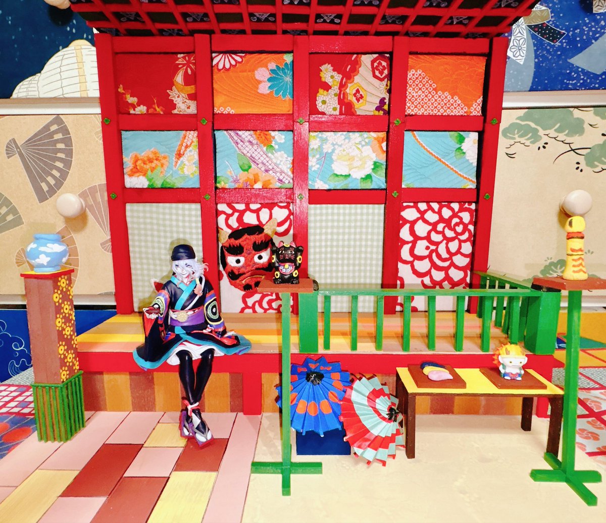 hana_bi0821's tweet photo. #モノノ怪_FA
#モノノ怪芸術祭2_立体作品部門

七つ口を作りました！
まだまだやり足りなかった……/ https://t.co/YpF52GAa3t