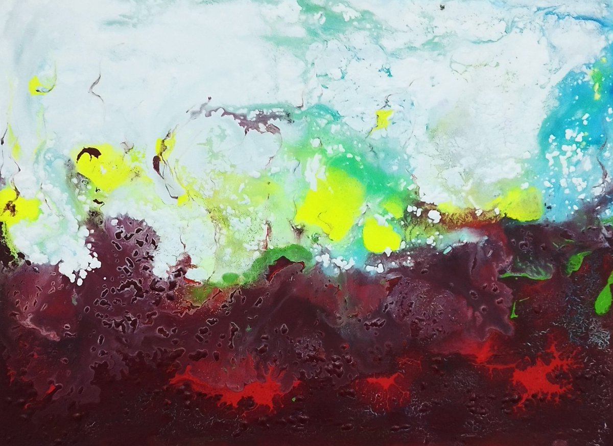 AtefatG's tweet photo. Shared Pulse💎

Inspired by the idea of blood donation, ta reminder that what we share can become part of someone else’s story.

1/1
Abstract acrylic 🖌️
30×40 cm
#Art4LifeTez https://t.co/o3jed7XLrl