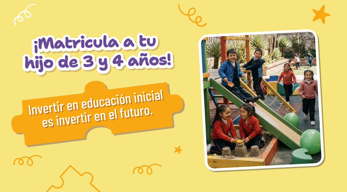 Educacion_Ec's tweet photo. 🎒📚 ¡Los primeros años son fundamentales para desarrollar habilidades que acompañarán a niños durante toda su vida!

🗓️ Si tu hijo tiene 3 o 4 años, las matrículas para #EducaciónInicial estarán disponibles el 12 de agosto y continuarán a partir del 18 agosto.

💻 Realiza el proceso en ➡️ https://t.co/0W4MkLFs68

👧🏻🧒🏻 ¡Garantizamos el acceso a una educación de calidad!