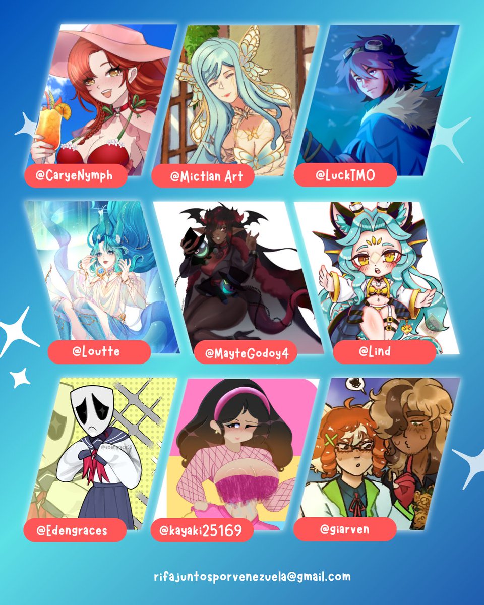 Nurii_VT's tweet photo. GRAN RIFA JUNTOS POR VENEZUELA🇻🇪

Hecho por artistas para la  recaudación de fondos por las personas afectadas por el terremoto!

🎟 Costo del número: 5USD 
¡sin límite de compra!

☝️Los ganadores serán anunciados por Twitch.

🏆Los premio por paquetes de arte,6 ganadores https://t.co/MtwH3ZPOwm