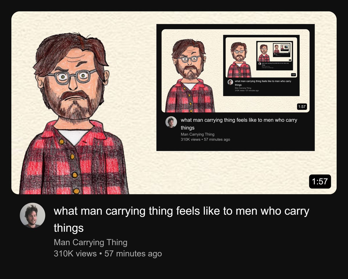 Proff_Preston's tweet photo. YouTube Portrait #5 -  @ManCarrying 
Continuing to draw everyone I review in my show, Tube Review!
Definitely a favorite of mine! I only wish I could've gotten the hair color better. (1/2) https://t.co/ZNVM3hUhm3