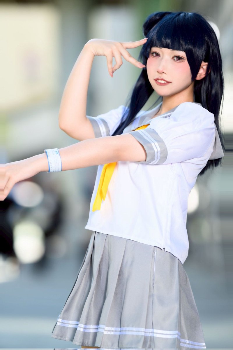 tapi_3d's tweet photo. Cosplay ⚠イベントリストバンド

ラブライブ！サンシャイン!!
                                  津島 善子

📸 (@naichoro )様 https://t.co/9yUFgEH7he