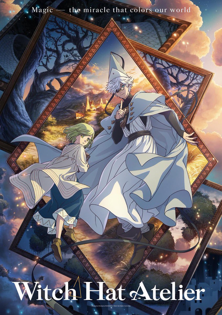 celotehbaim's tweet photo. Visual anime Witch Hat Atelier mempesona. Setiap sihir, landscape, sampai karakter manjain mata. Sayangnya jalan cerita di setiap episode kerasa lama, kurang dar der dor. 13 episode, di bbrp part terasa hoaaam.
Pertarungan dua ideologi dunia sihir, premis yg menarik. Musim ke-2? https://t.co/qDUBdSwL6U